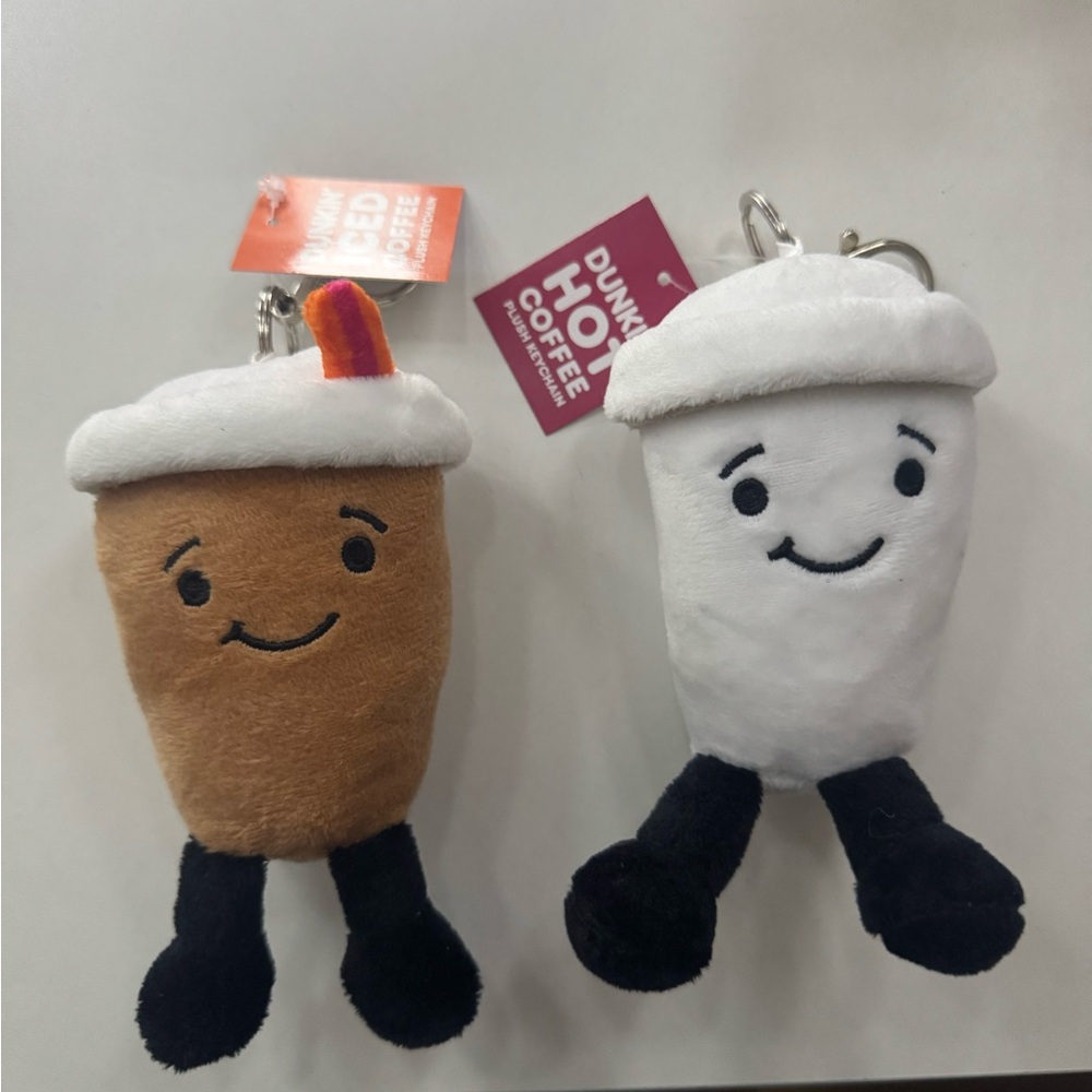 Dunkin' Iced Coffee Keychains